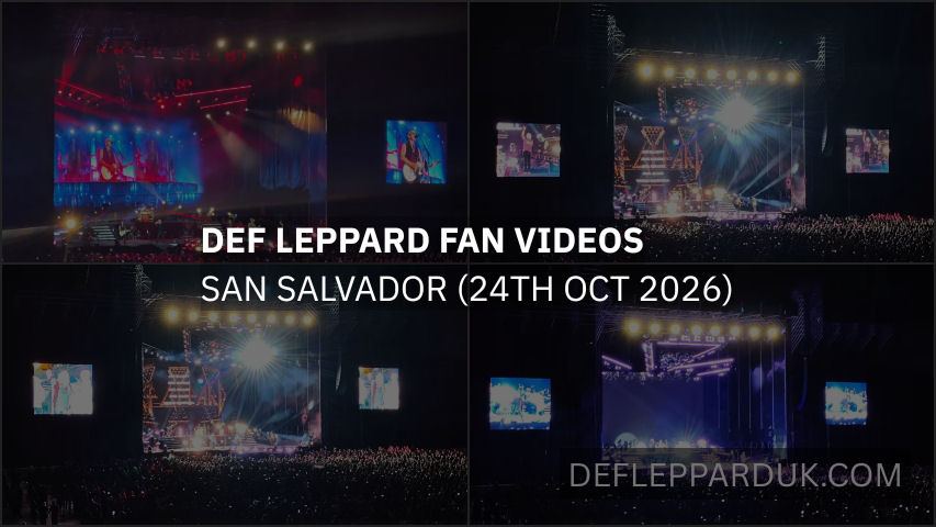 Def Leppard 2026 Fan Videos.