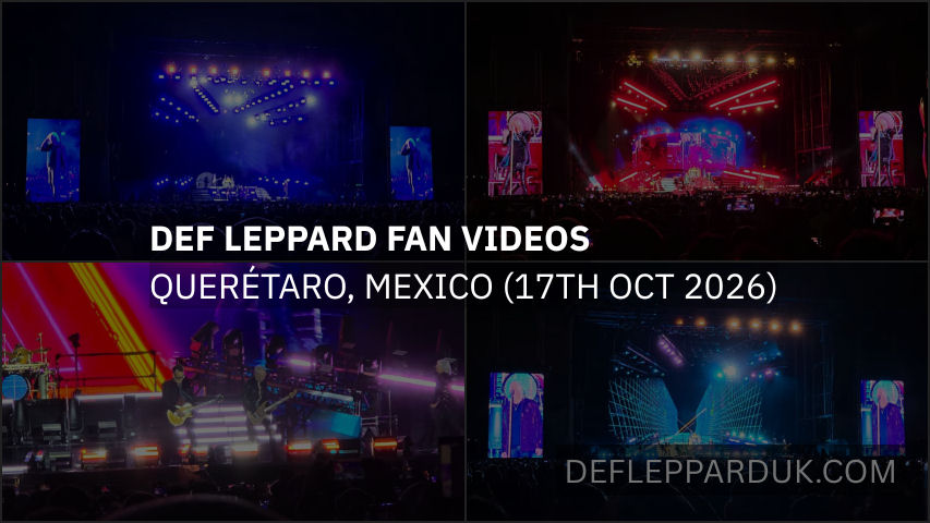Def Leppard 2026 Fan Videos.