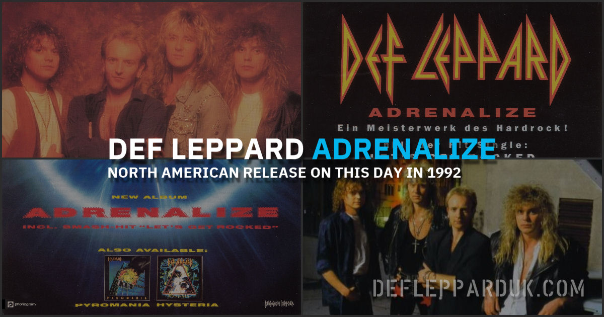 Adrenalize 1992. Adrenalize 1992.
