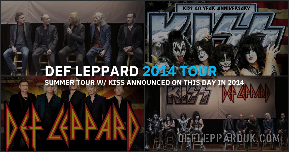 Def Leppard 2014.