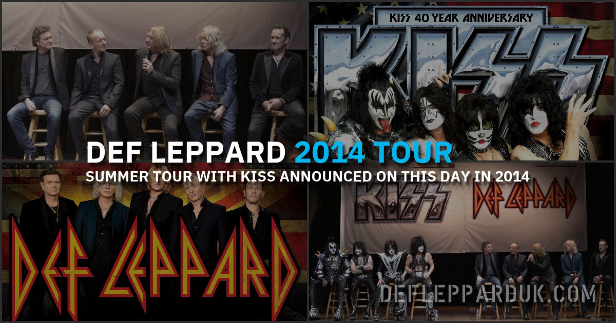 Def Leppard 2014. Def Leppard 2014.