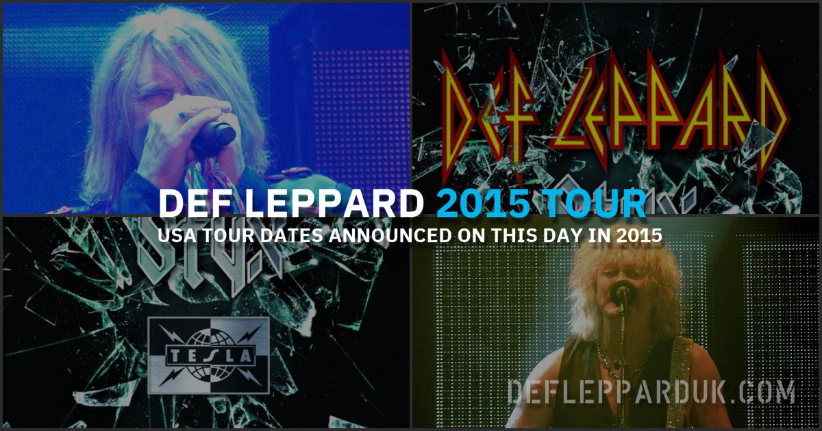 Def Leppard 2015. Def Leppard 2015.