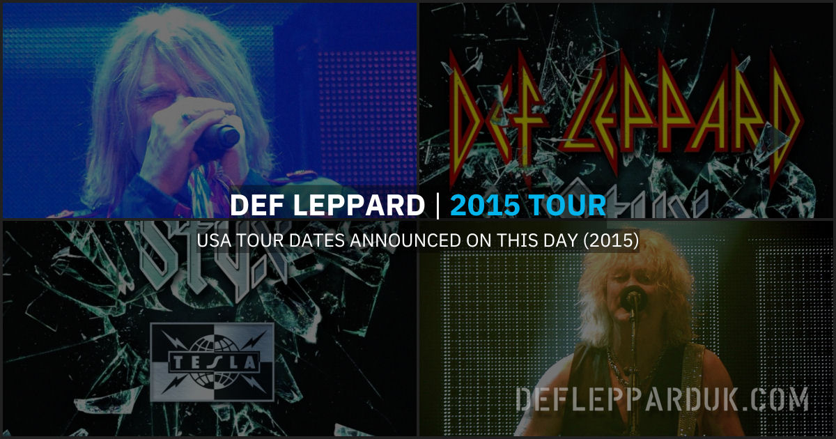 Def Leppard 2015.