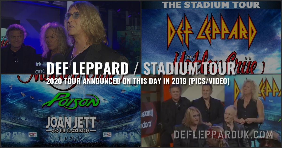 Def Leppard 2020.