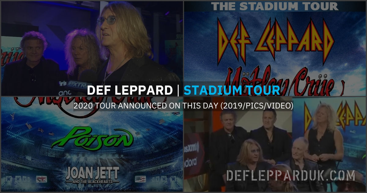Def Leppard 2020. Def Leppard 2020.