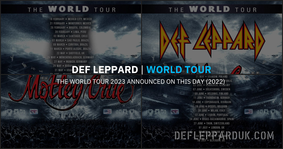 Def Leppard 2022.