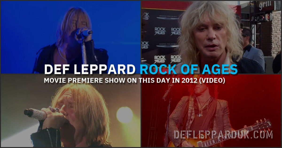 Def Leppard 2012.