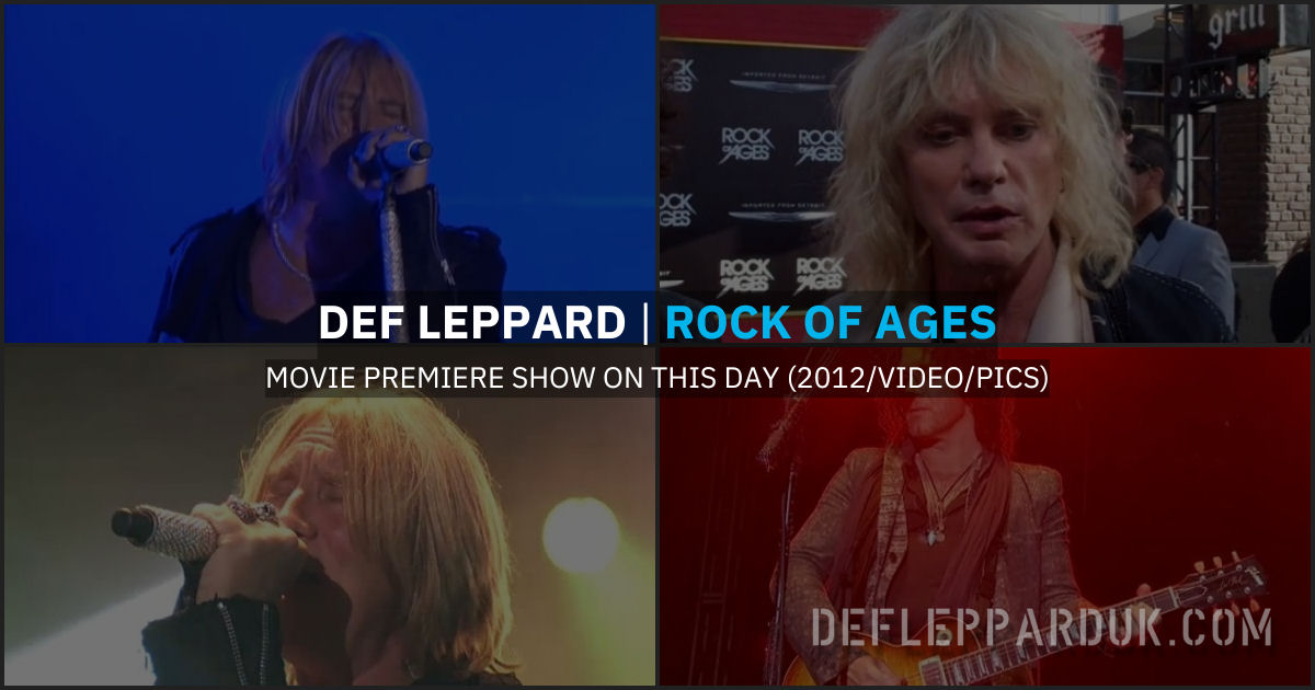 Def Leppard 2012.