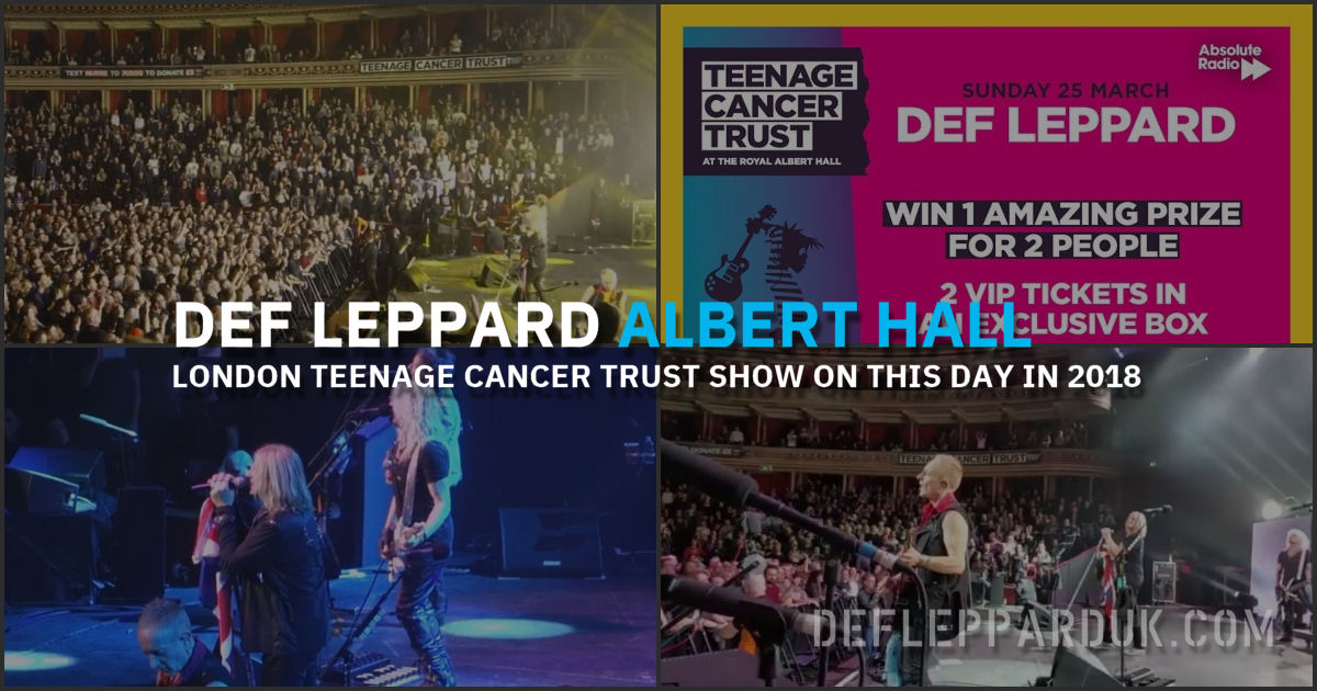 Def Leppard 2018.