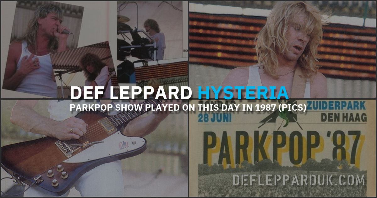 Def Leppard 1987. Def Leppard 1987.