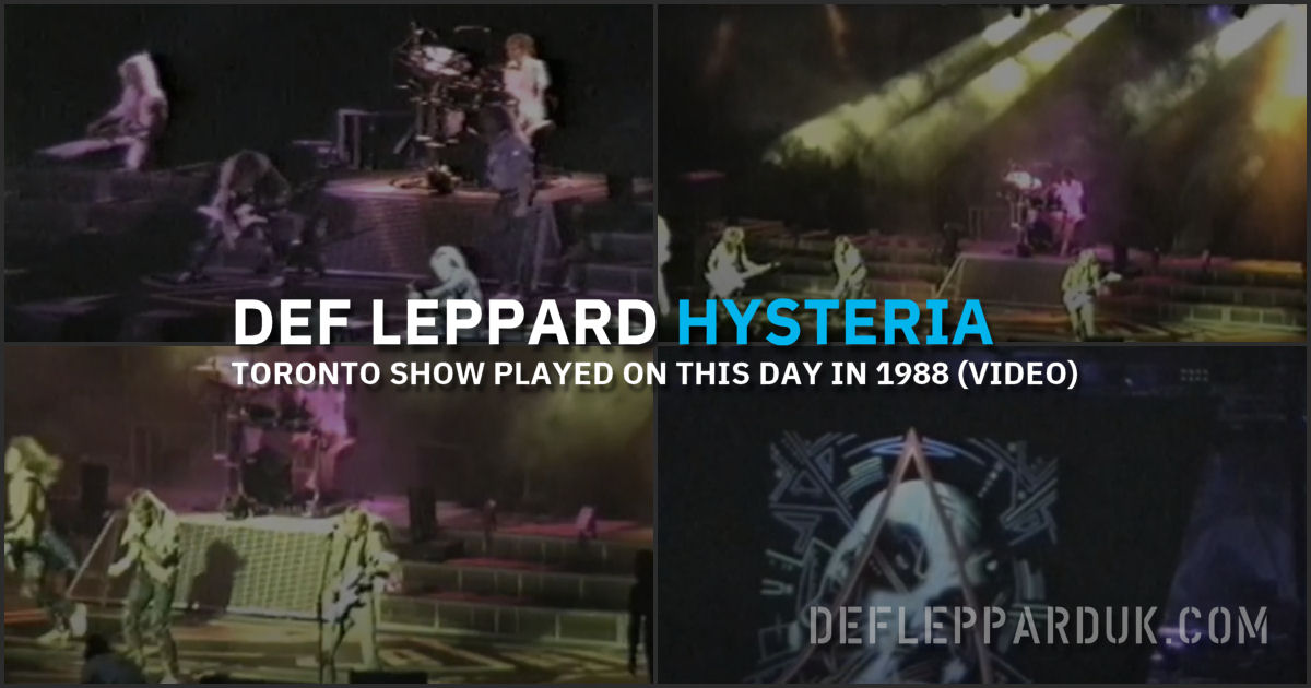 Def Leppard 1988. Def Leppard 1988.