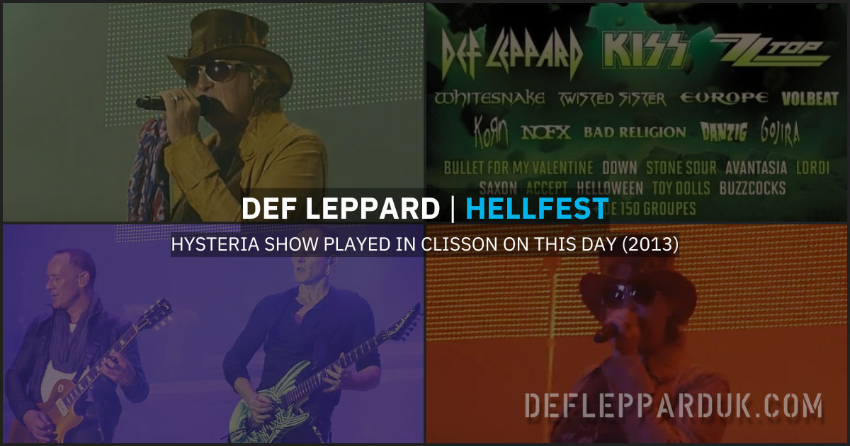 Def Leppard 2013. Def Leppard 2013.