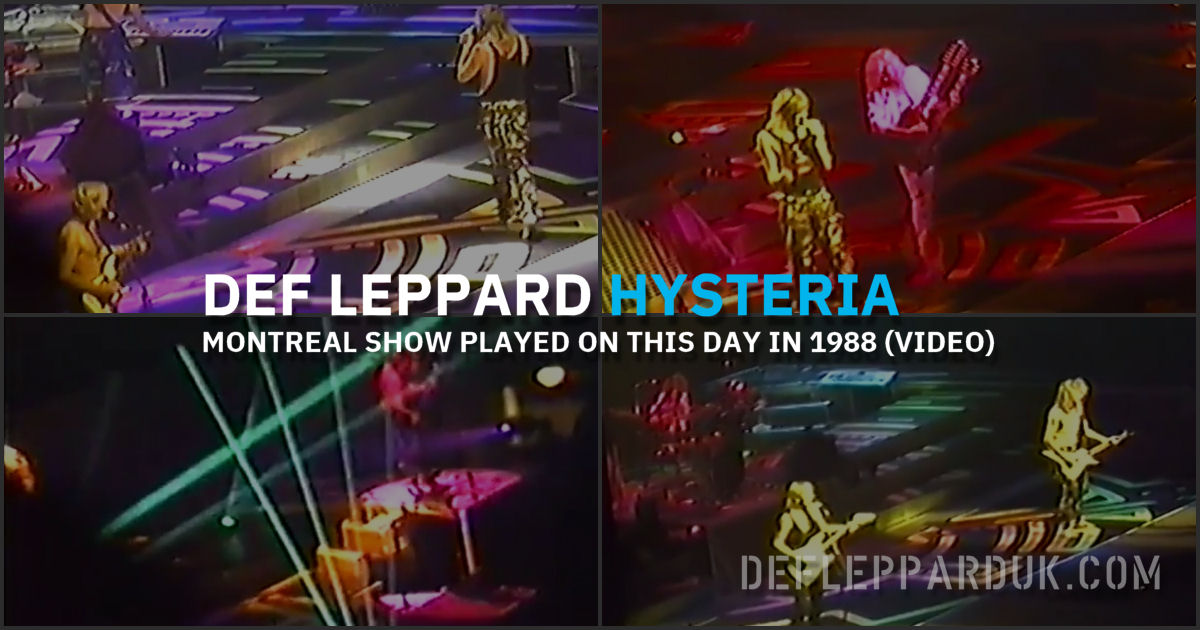 Def Leppard 1988. Def Leppard 1988.