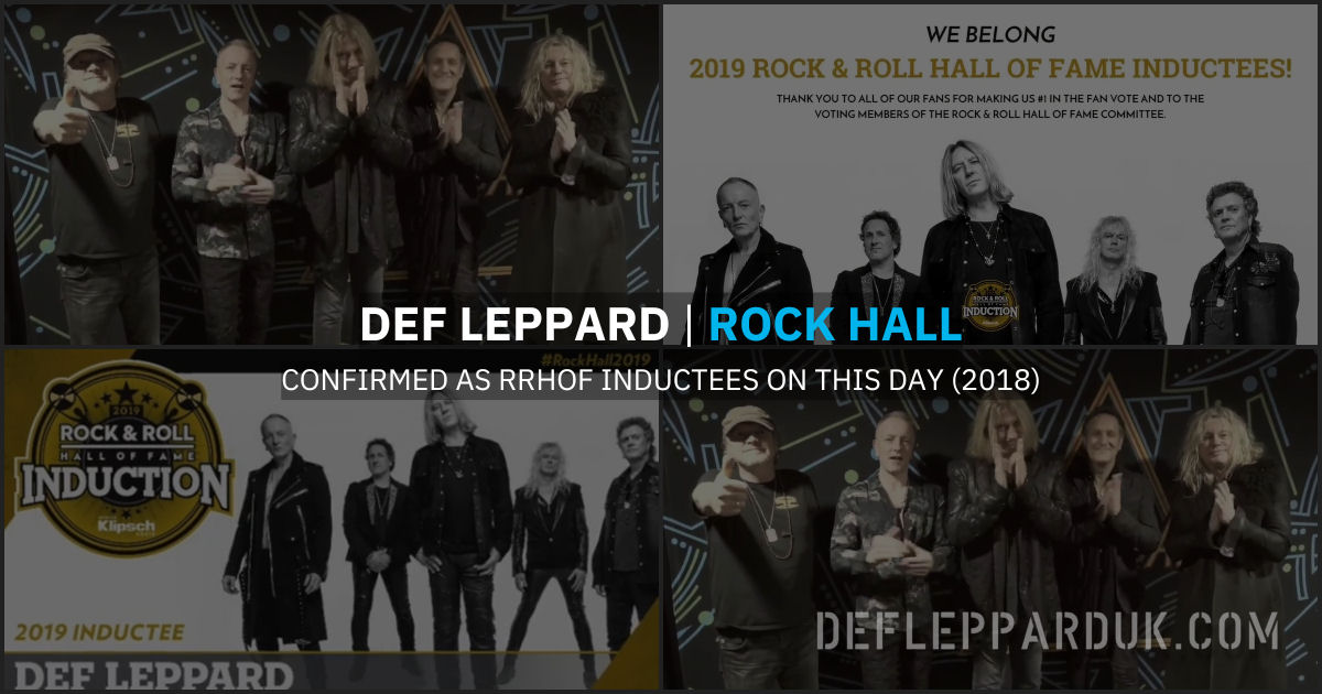 Def Leppard 2018. Def Leppard 2018.