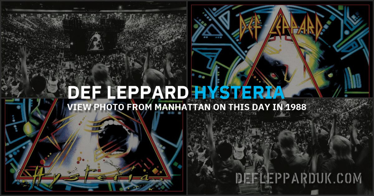 Def Leppard 1988. Def Leppard 1988.