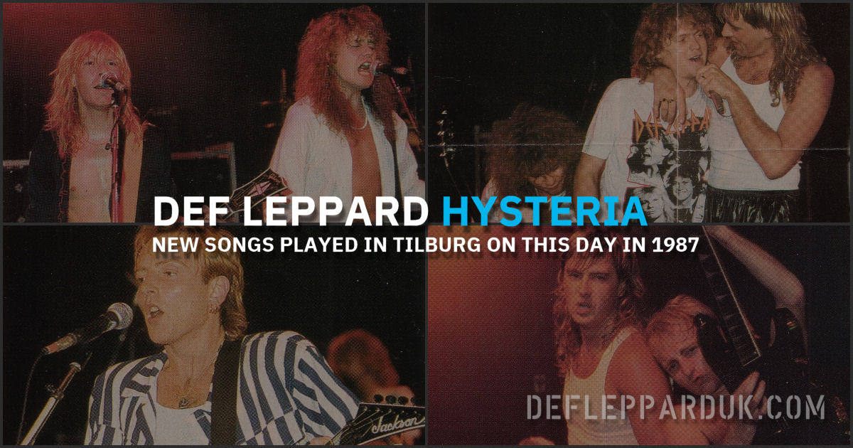 Def Leppard 1987. Def Leppard 1987.