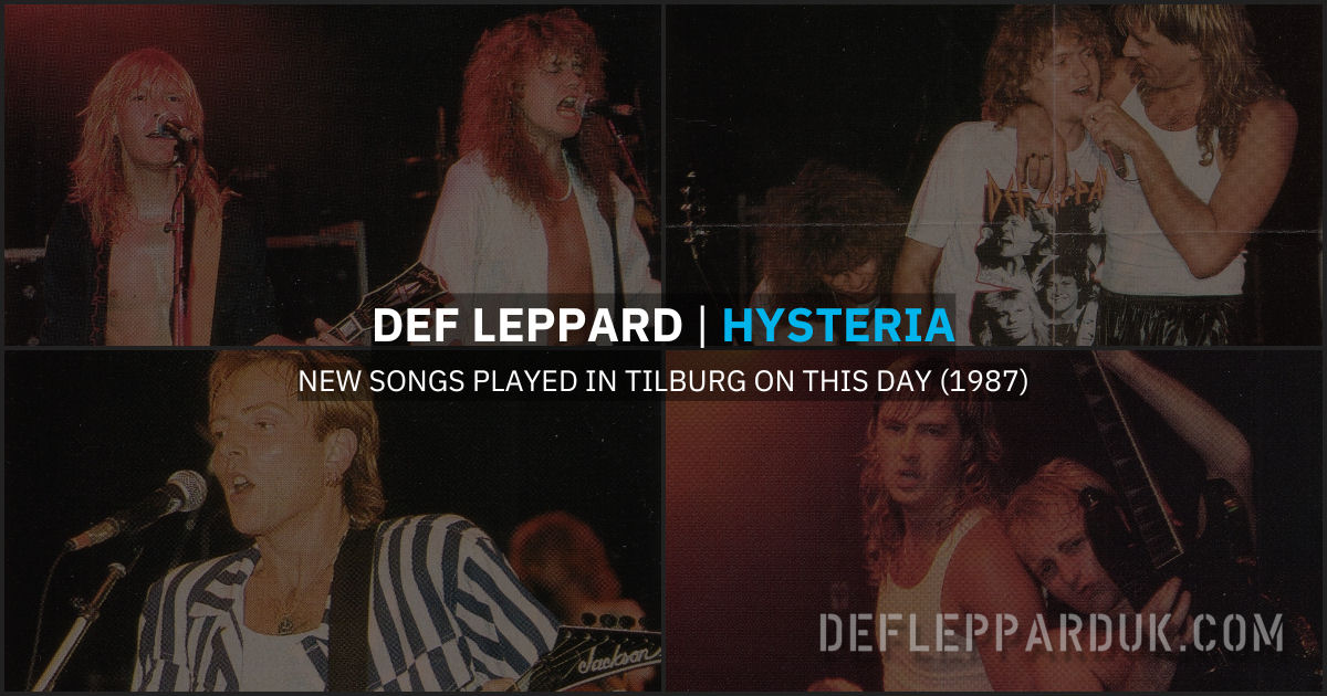 Def Leppard 1987. Def Leppard 1987.