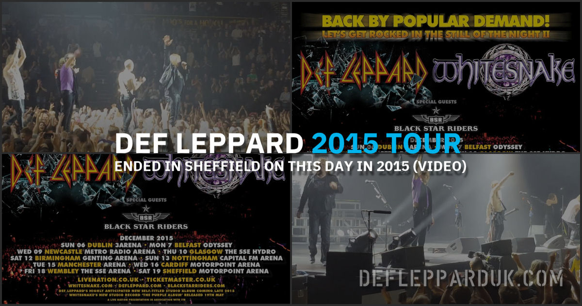 Def Leppard 2015.