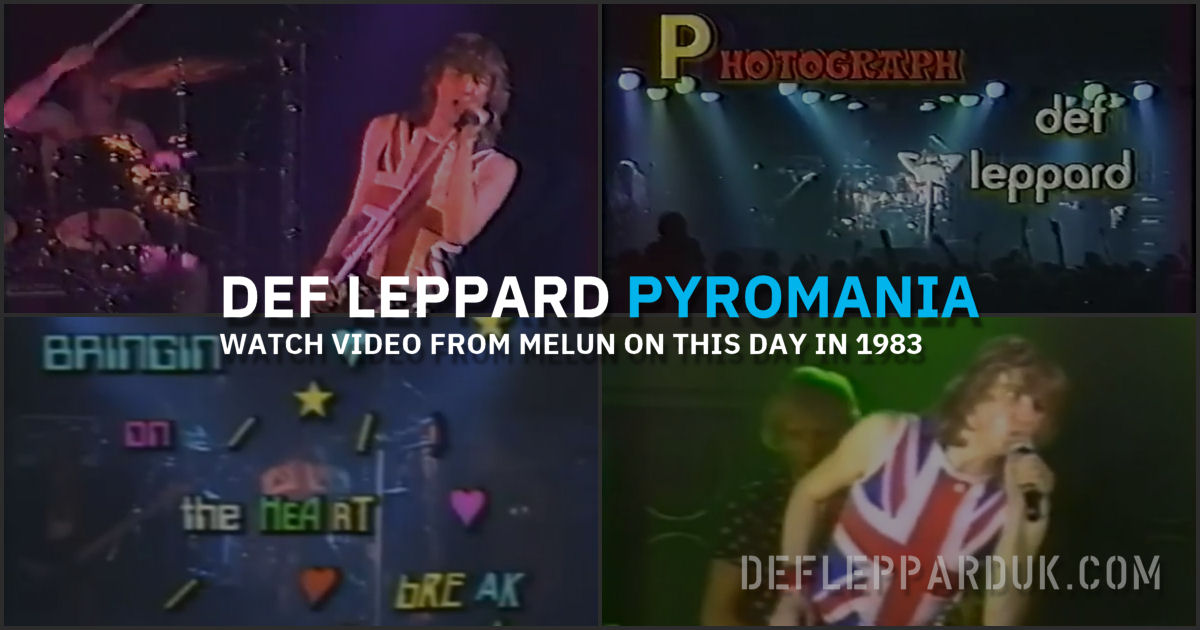 Def Leppard 1983.