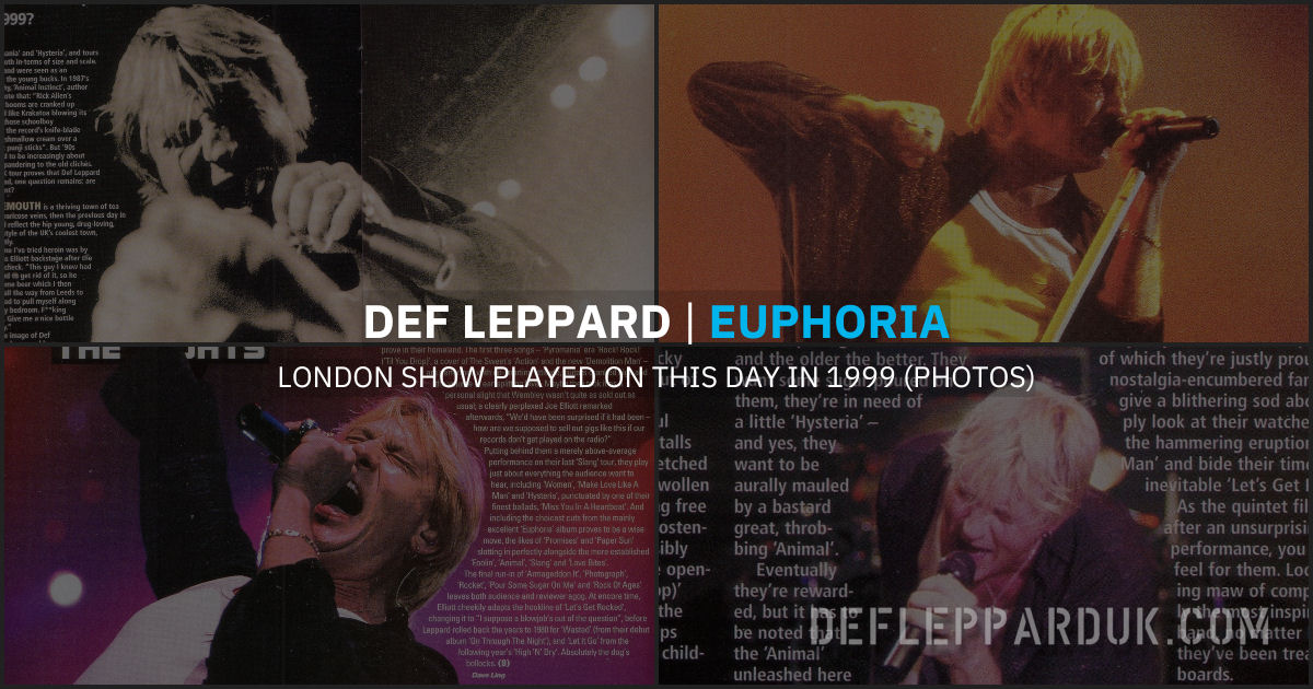 Def Leppard 1999.