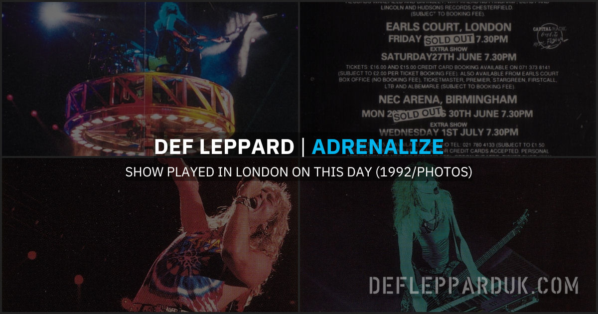Def Leppard 1992. Def Leppard 1992.