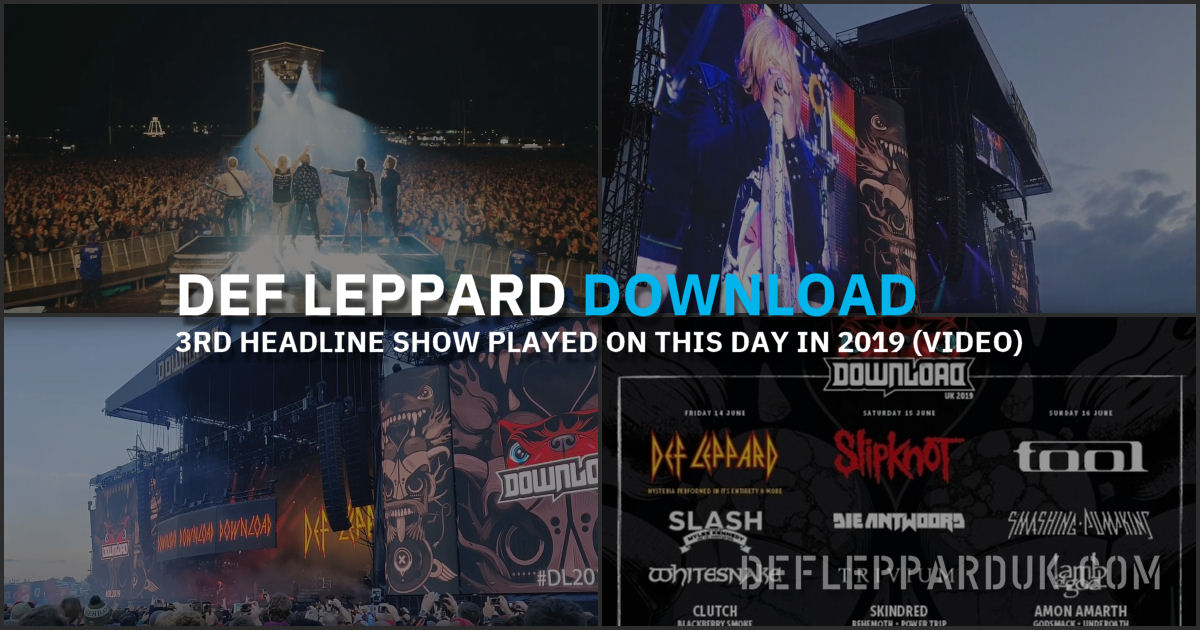 Def Leppard 2019.