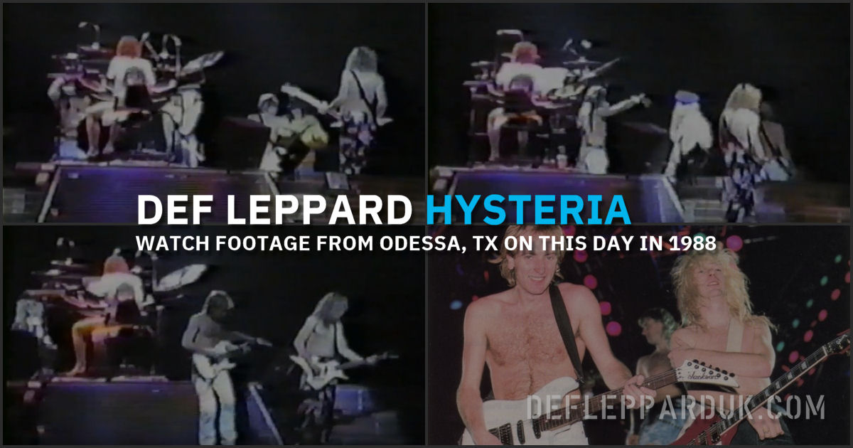Def Leppard 1988. Def Leppard 1988.