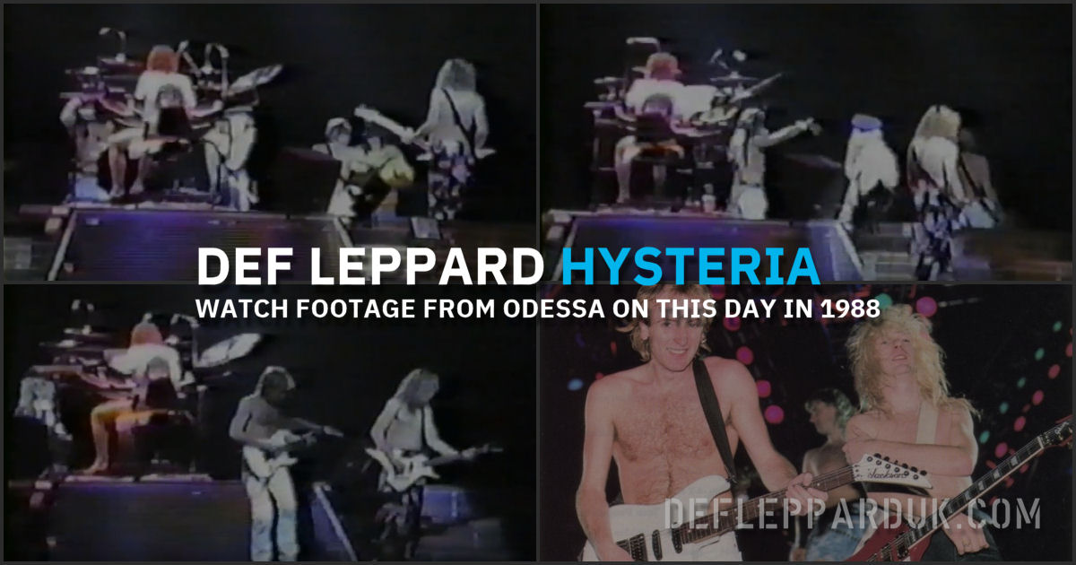 Def Leppard 1988. Def Leppard 1988.