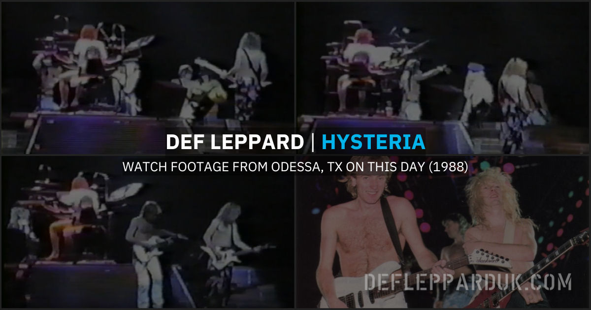 Def Leppard 1988.