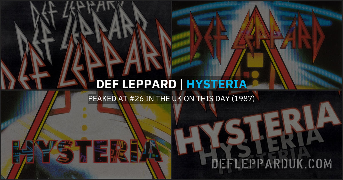 Def Leppard 1987. Def Leppard 1987.