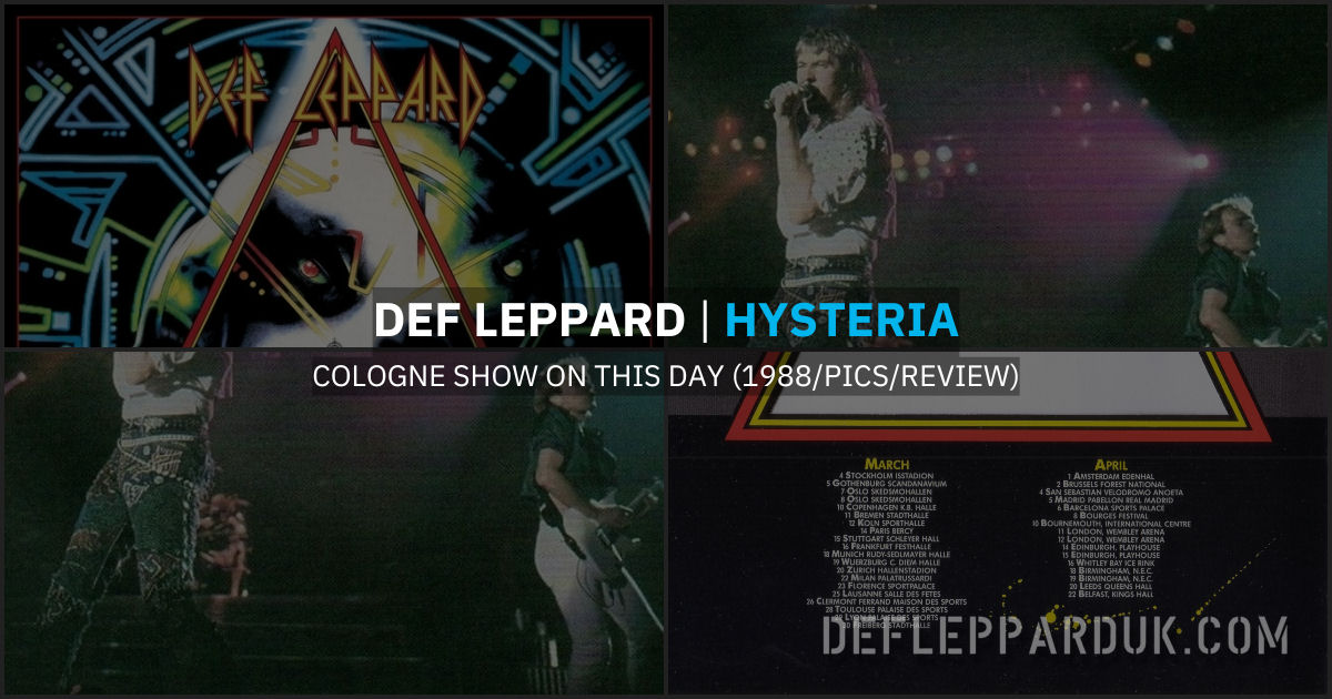 Def Leppard 1988. Def Leppard 1988.