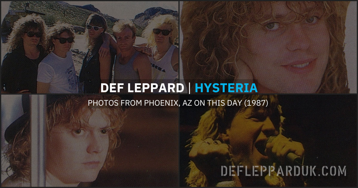 Def Leppard 1987. Def Leppard 1987.