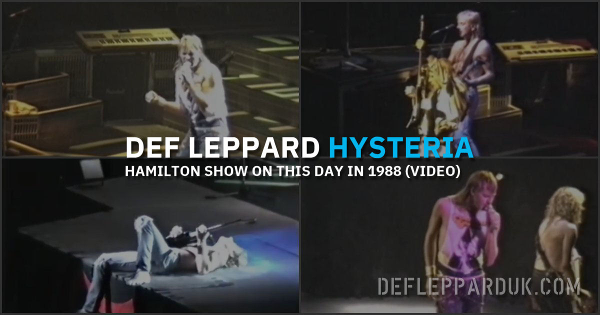 Def Leppard 1988. Def Leppard 1988.