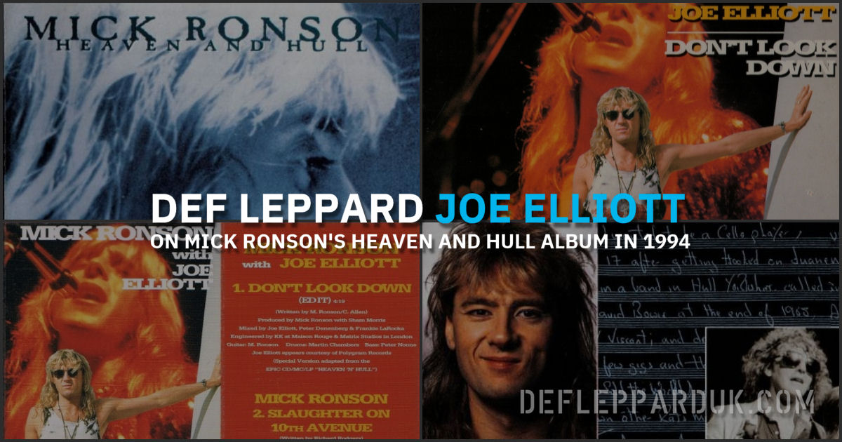 Joe Elliott 1994. Joe Elliott 1994.