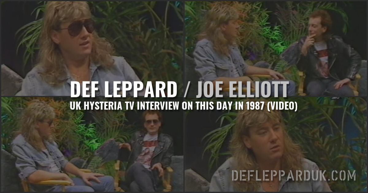 Def Leppard 1987.
