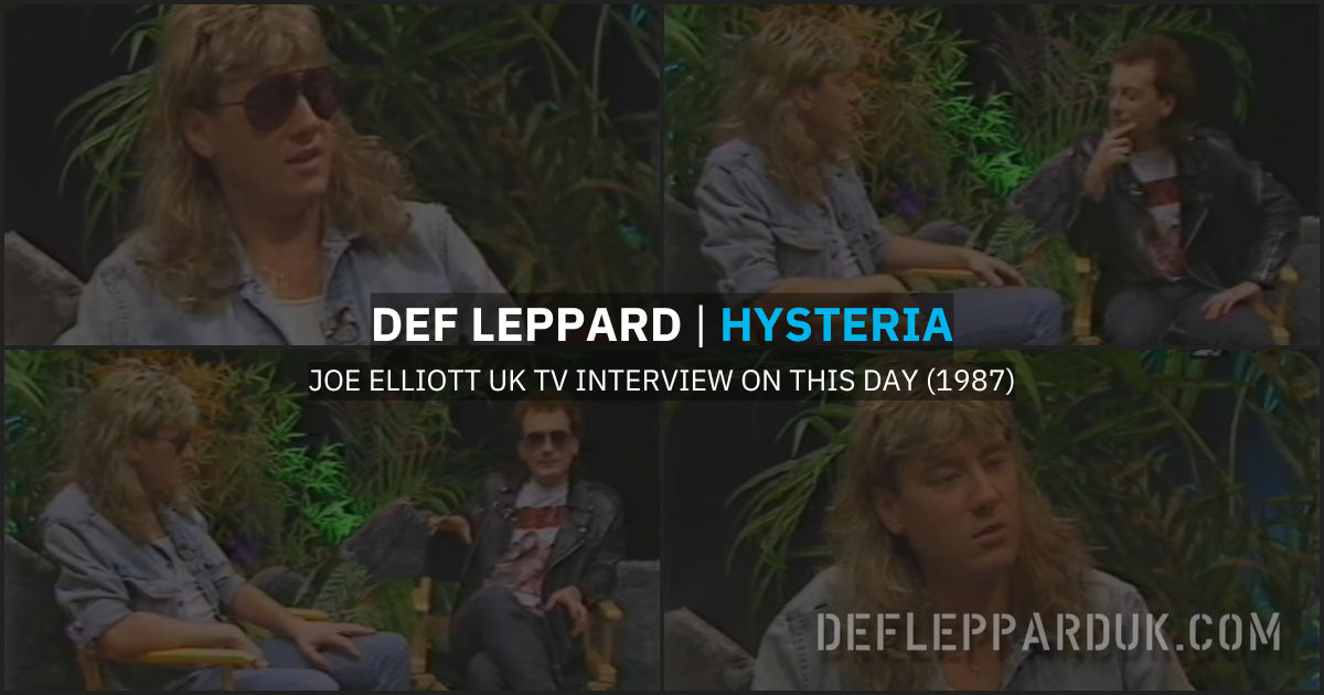 Def Leppard 1987. Def Leppard 1987.