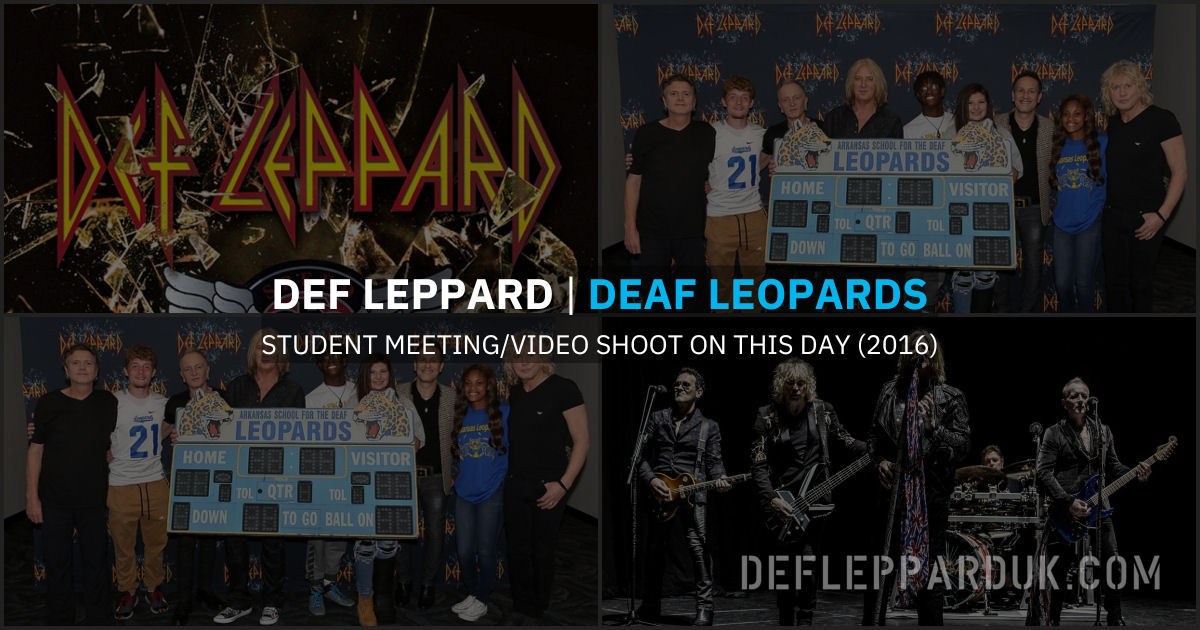 Def Leppard 2016. Def Leppard 2016.