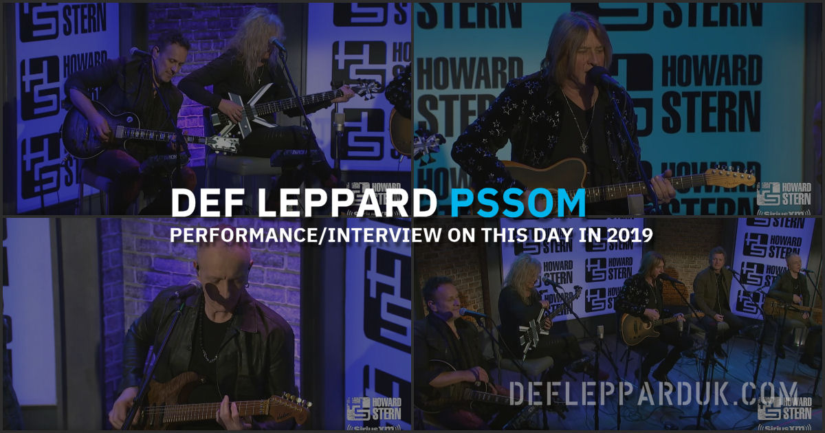 Def Leppard 2019. Def Leppard 2019.
