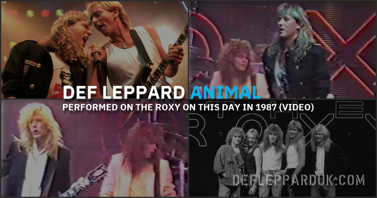 Def Leppard 1987. Def Leppard 1987.