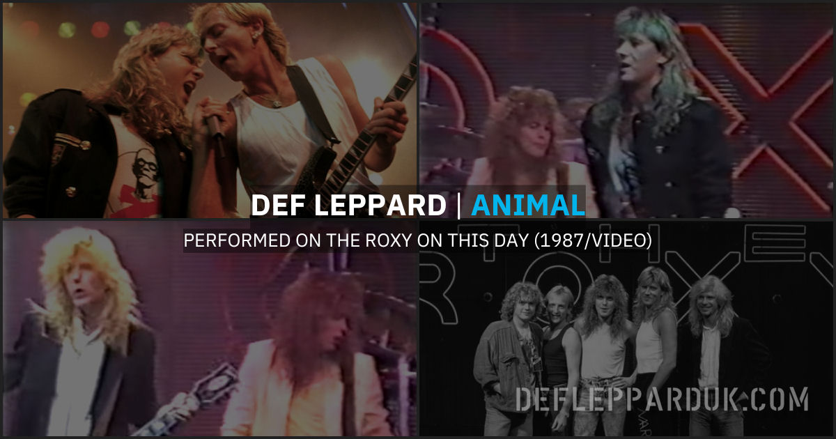 Def Leppard 1987.