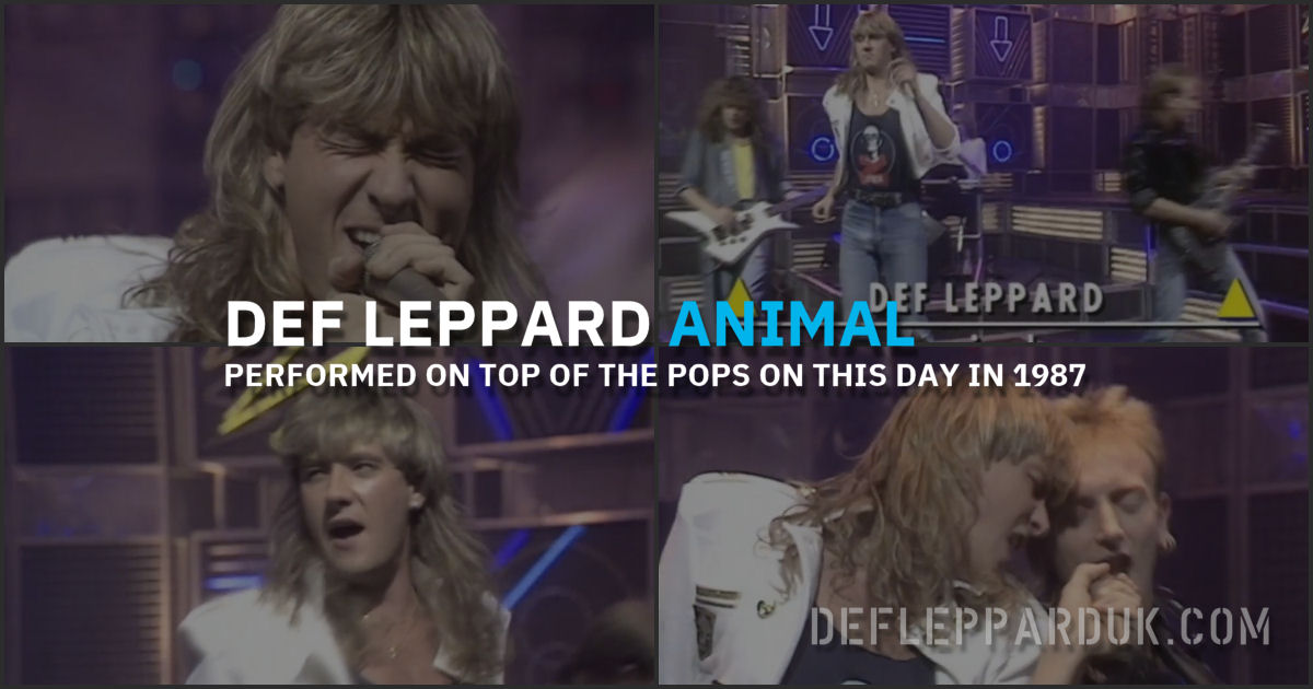 Def Leppard 1987.