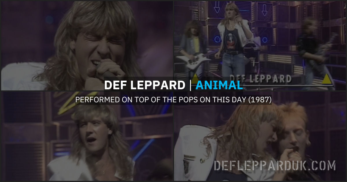 Def Leppard 1987.