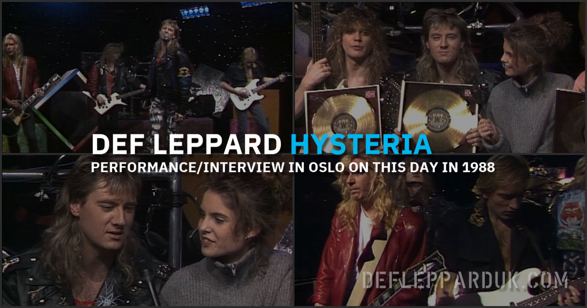 Def Leppard 1988. Def Leppard 1988.