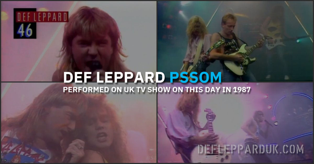 Def Leppard 1987.