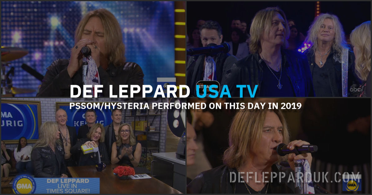 Def Leppard 2019.