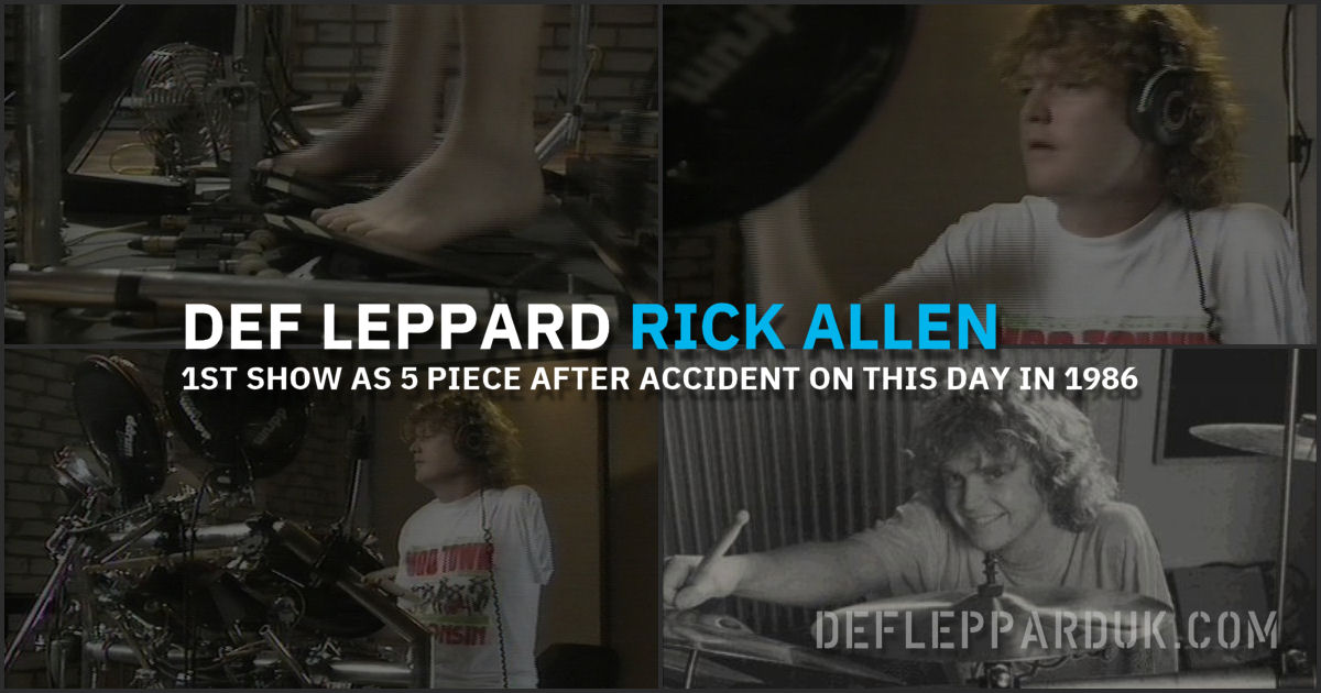 Rick Allen 1986.