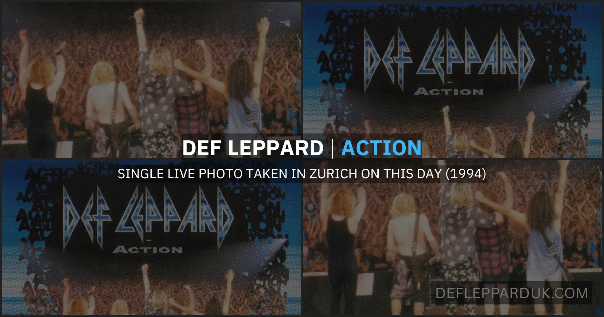 DEF LEPPARD Play Zurich On The ADRENALIZE Tour (Photo)