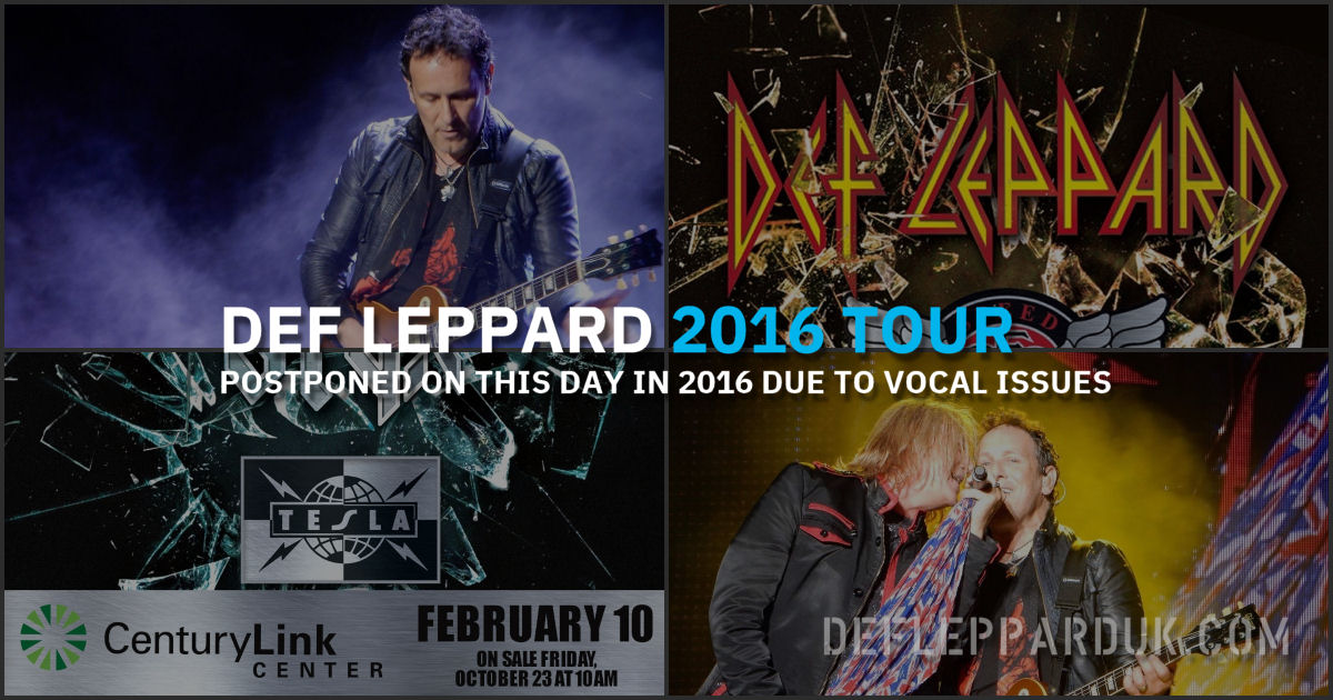 Def Leppard 2016. Def Leppard 2016.