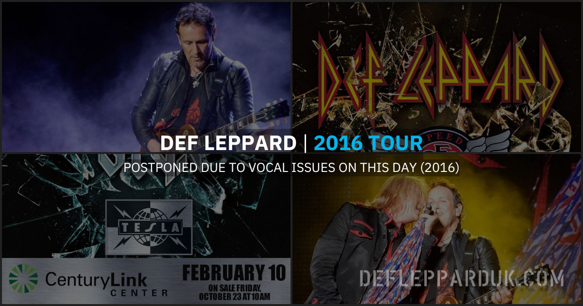 Def Leppard 2016.