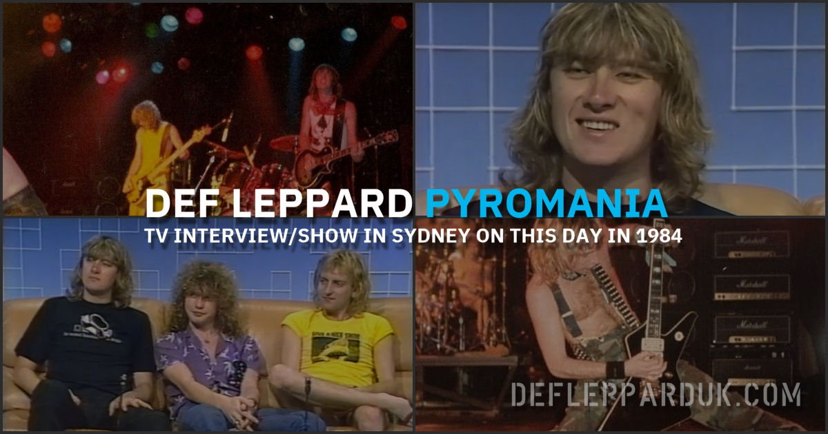 Def Leppard 1984.